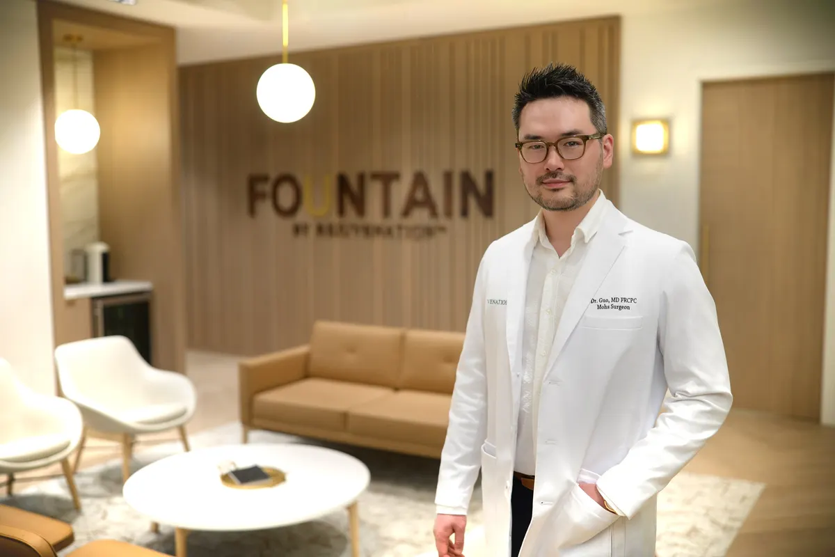 莫氏手术医生、医美皮肤科医师郭医生,摄于卡尔加里 Fountain Dermatology
